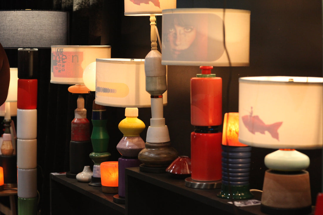 TOTEM: A One of a Kind Lamp Series in Wood, Ceramic and Glass