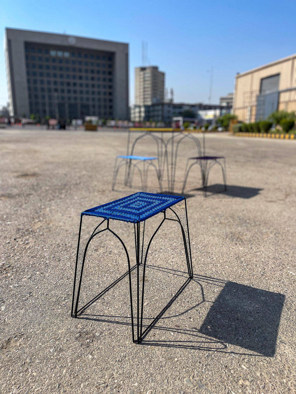 Arch Table & Stools